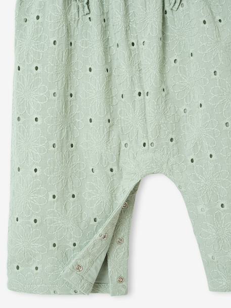 Combinaison longue bébé fille vert sauge - vertbaudet enfant 