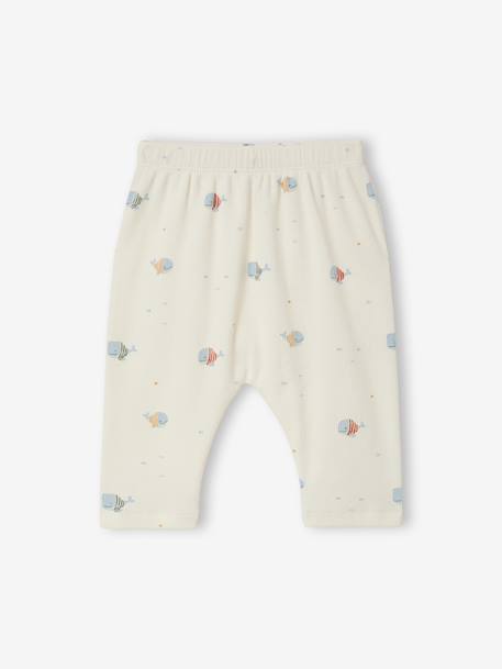 Babyset sweater en broek ecru+lichtroze - vertbaudet enfant 