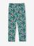 Pantalon fluide imprimé fleurs fille marine+rouge - vertbaudet enfant 