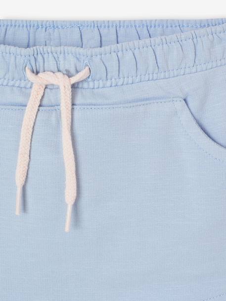 Set van 2 bermuda's voor babyjongens van sweater. blauw, gestreept - vertbaudet enfant 