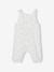 Combinaison bébé naissance en gaze de coton beige+écru+tilleul imprimé - vertbaudet enfant 