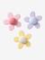 Set van 3 bloem spinners meerkleurig - vertbaudet enfant 