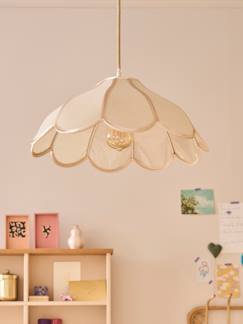 -Abat-jour fleur en tissu pour suspension