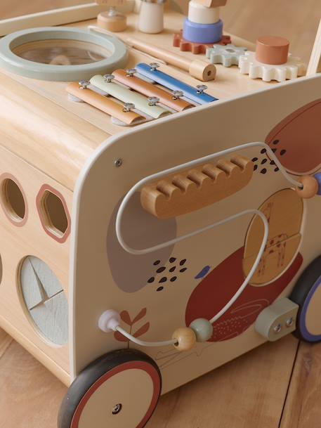 Muzikale loopwagen van FSC®-hout hout - vertbaudet enfant 