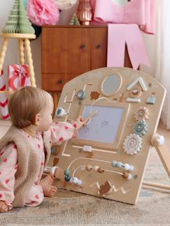 Jouet-Planche d'activités avec ardoise magique GREEN FOREST en bois FSC®