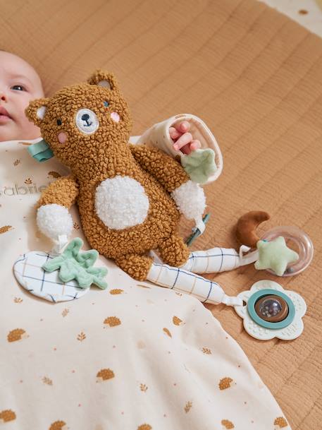 Kleine activiteitenknuffel beer GREEN FOREST groen - vertbaudet enfant 