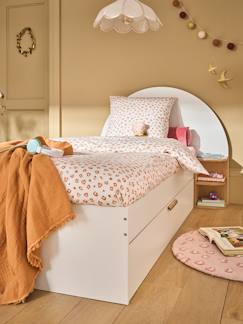 Chambre et rangement-Chambre-Lit bébé, lit enfant-Lit enfant-Lit enfant 90x190cm avec rangements + table de chevet réversible Japi