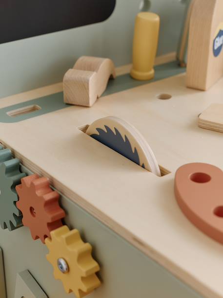Etabli de bricolage avec accessoires en bois FSC® vert - vertbaudet enfant 