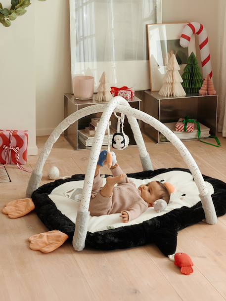 Tapis d'éveil GREEN FOREST blanc+Gris - vertbaudet enfant 