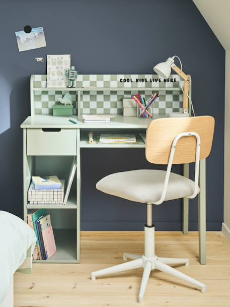 Damier kinderbureau groen - vertbaudet enfant 