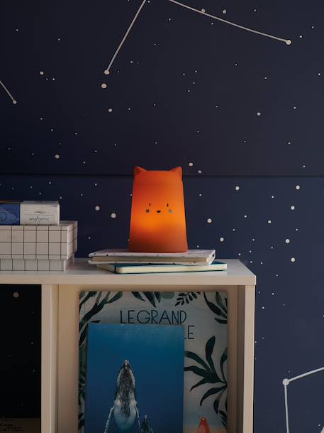 Nachtlamp Vos MARRON MOYEN UNI AVEC DECOR - vertbaudet enfant 