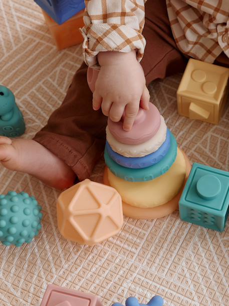 Grote sensorische koffer van zacht plastic wit - vertbaudet enfant 