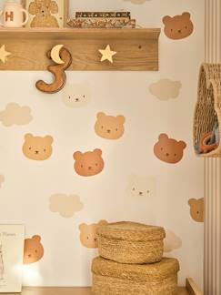 Linge de maison et décoration-Décoration-Sticker-Lot de 20 stickers oursons et nuages