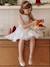 Robe fille noël à sequins et tulle écru - vertbaudet enfant 