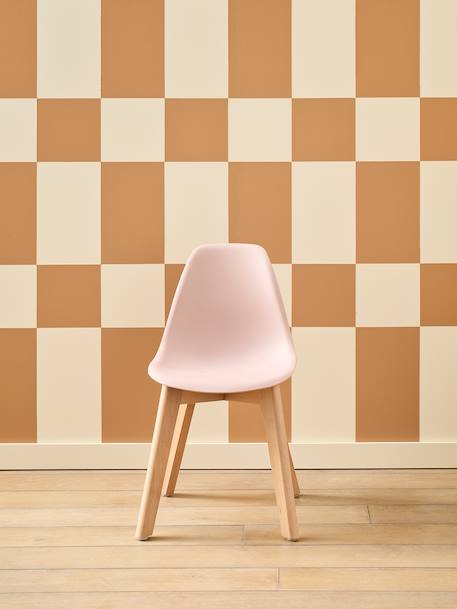 Chaise maternelle design scandinave rose - vertbaudet enfant 