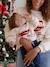 Sweat bébé Noël capsule famille vanille - vertbaudet enfant 