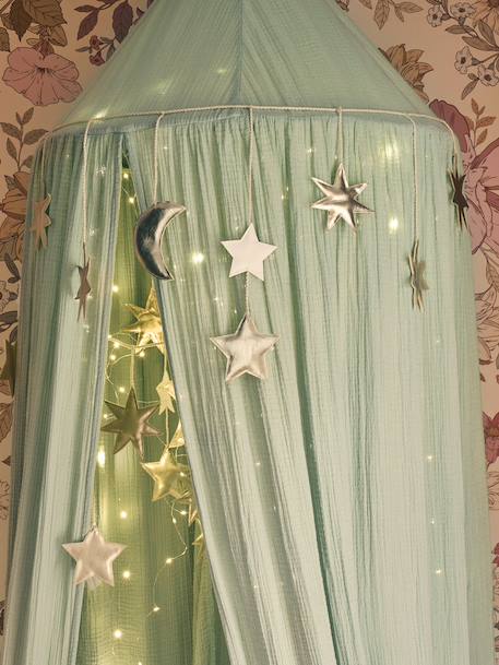 Guirlande de Noël Lune et Etoiles Or or - vertbaudet enfant 