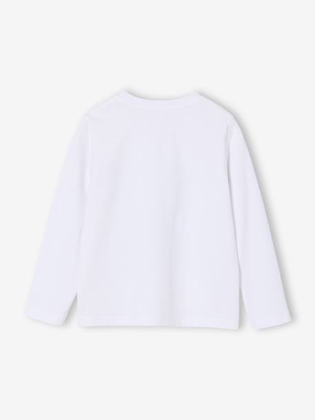 Lot de 3 t-shirts garçon blanc+caramel - vertbaudet enfant 
