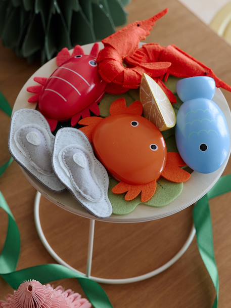 Houten FSC® fruitschaal blauw - vertbaudet enfant 