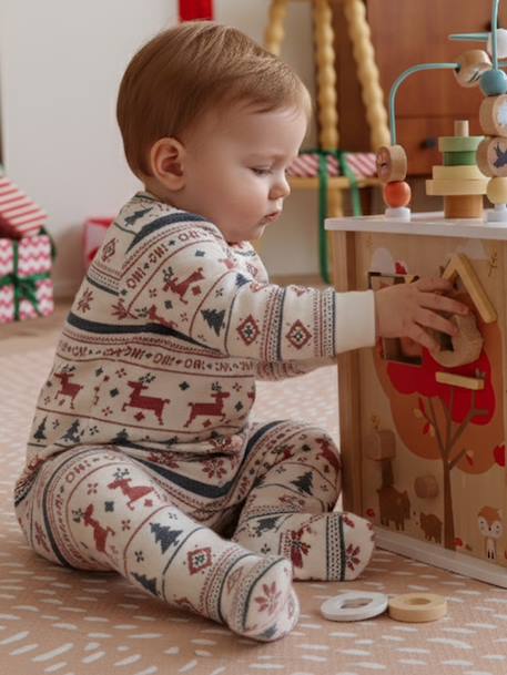 Pyjama kerst familie capsulecollectie nachtblauw - vertbaudet enfant 