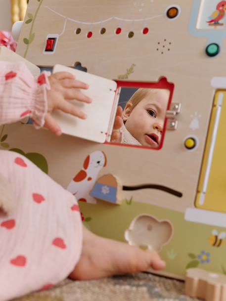 Planche d'activités sons et lumières en bois FSC® bois - vertbaudet enfant 