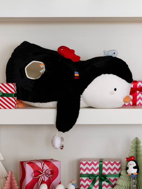 Grande peluche d'activités pingouin BANQUISE blanc - vertbaudet enfant 