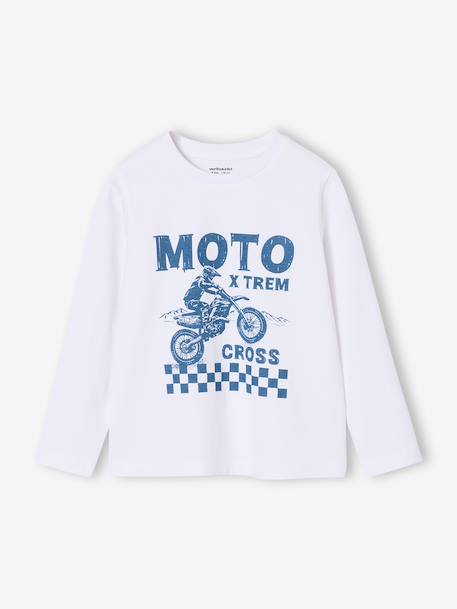 Set van 3 t-shirts voor jongens karamel+wit - vertbaudet enfant 