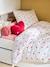 Parure housse de couette enfant et taie d'oreiller COEURS blanc imprimé - vertbaudet enfant 