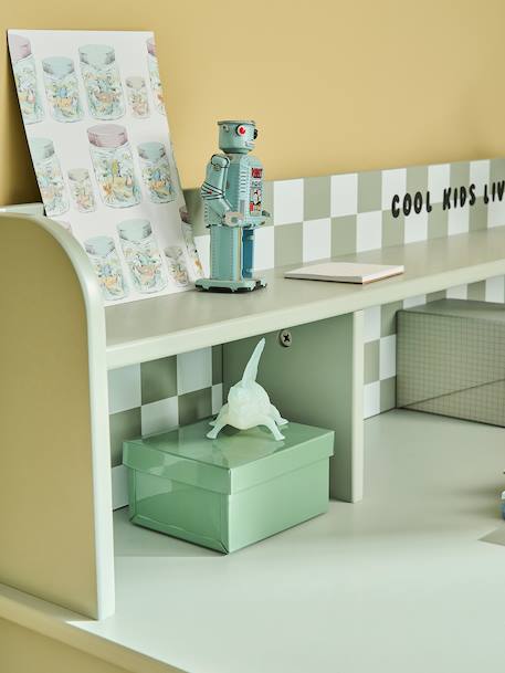 Damier kinderbureau groen - vertbaudet enfant 