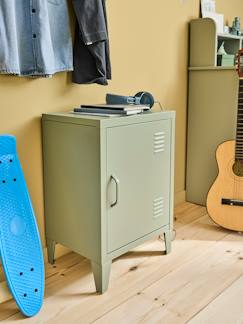 Slaapkamer en Opbergoplossingen-Slaapkamer-Nachttafel-Nachttafel 1 metalen deur 