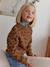 Pull fille léopard capsule famille marron - vertbaudet enfant 
