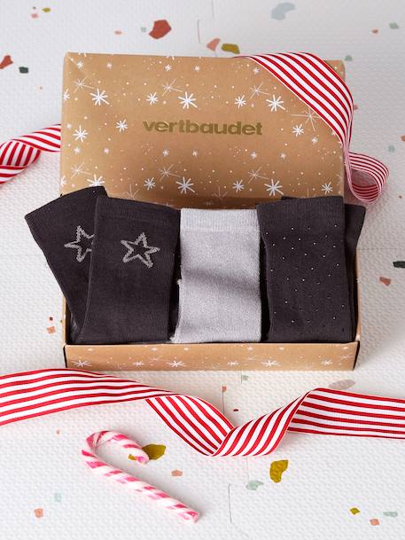 Fille-Lot de 3 paires de chaussettes JONEN fille