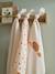 Lot de 3 langes en gaze de coton HERISSON beige imprimé - vertbaudet enfant 