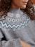 Pull mixte adulte noël capsule famille gris chiné - vertbaudet enfant 