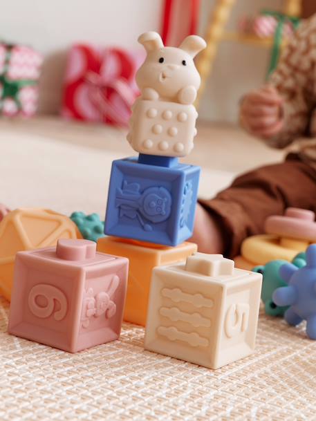 Grand coffret sensoriel en plastique souple blanc - vertbaudet enfant 