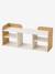 Banc de rangement 3 compartiments YEL blanc - vertbaudet enfant 