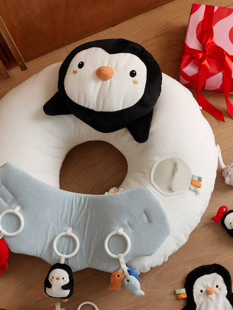 Ontdekkingskussen voor baby's beige+bruin+groen+ORANJE+wit - vertbaudet enfant 