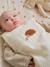Gigoteuse en gaze de coton HÉRISSON rayé beige - vertbaudet enfant 