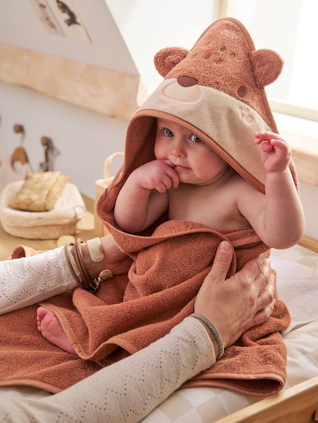 Badcape + want HÉRISSON roest - vertbaudet enfant 