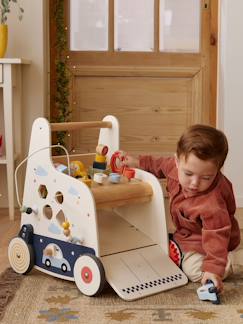 Speelgoed-Eerste levensjaren-Doe-het-zelf loopwagen en FSC® houten auto's 