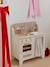 Cuisine en bois FSC® avec accessoires écru+rose+vert sauge - vertbaudet enfant 