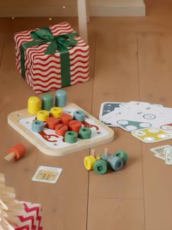 Jouet-Jeux éducatifs-Formes, couleurs et association-Planche de vissage évolutive en bois FSC®