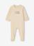 Set van 3 pyjama's baby van biologisch katoen beige+ecru+saliegroen - vertbaudet enfant 