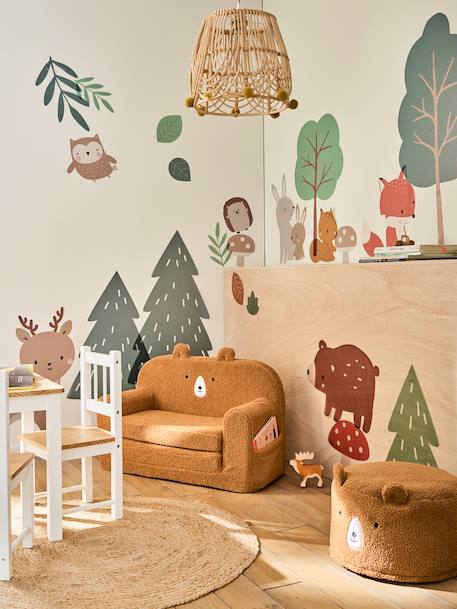 Sticker XXL GREEN FOREST vert imprimé - vertbaudet enfant 