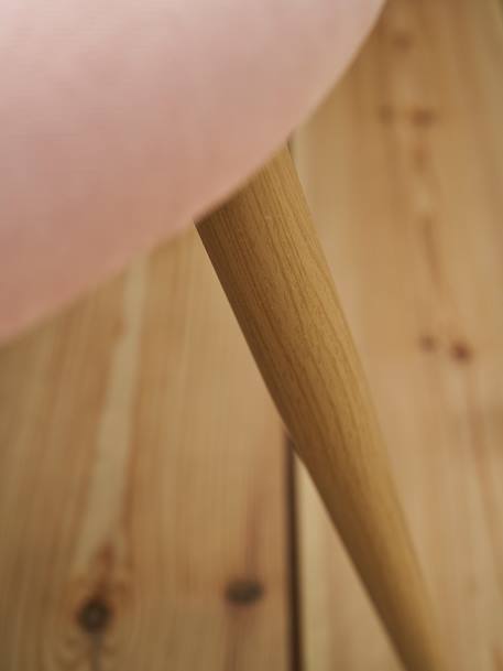 Chaise enfant en tissu chiné rose+vert - vertbaudet enfant 