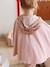 Ensemble Pyjama Fille Cape Sequins rose poudré - vertbaudet enfant 