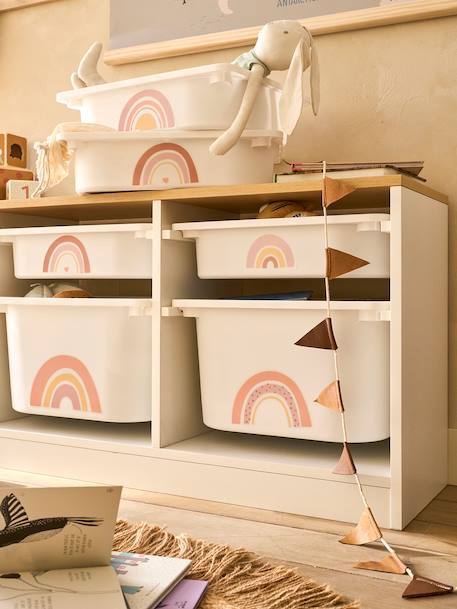 Lot de 20 stickers Arc-en-ciel rose - vertbaudet enfant 