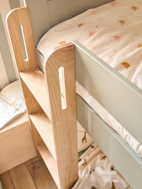 Lit superposé triple Complice 90x200cm vert d'eau - vertbaudet enfant 
