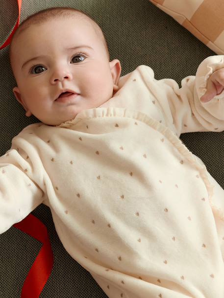 Set met slaappakje en knuffel voor baby's ecru - vertbaudet enfant 