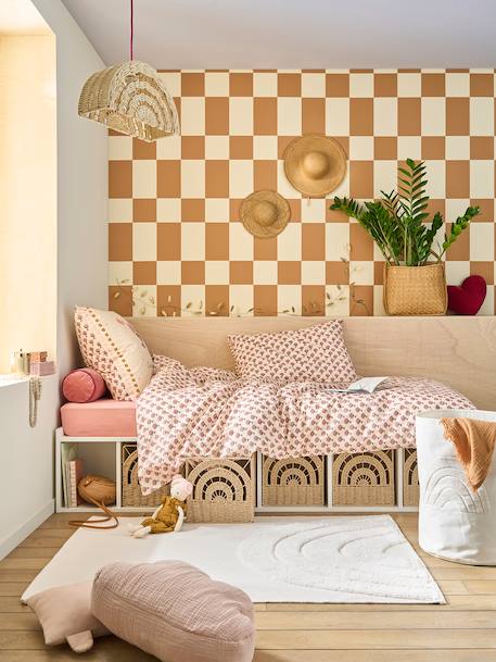 Lit enfant SQUARE avec rangement blanc - vertbaudet enfant 